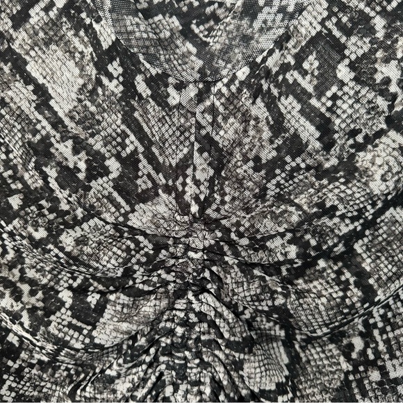 Garage Women’s Snakeskin Crop Top - Picture 4 of 5